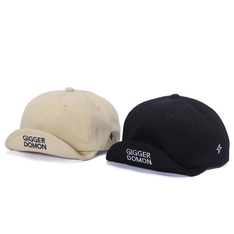 Retro Flip Hat Short Brim Adjustable Baseball Cap