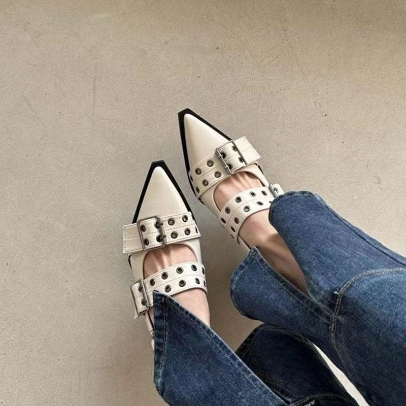 PU Leather High Heel Sandals