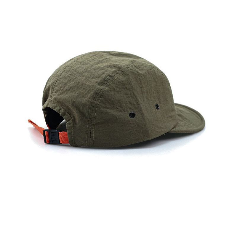Retro Flip Short Brim Hat Adjustable Outdoor Quick Drying Cap