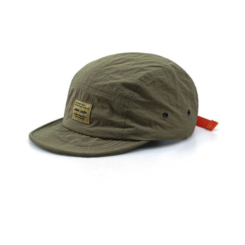Retro Flip Short Brim Hat Adjustable Outdoor Quick Drying Cap