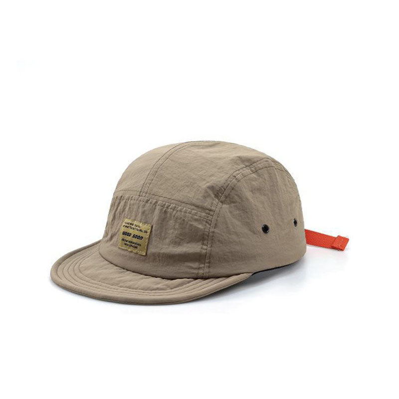 Retro Flip Short Brim Hat Adjustable Outdoor Quick Drying Cap