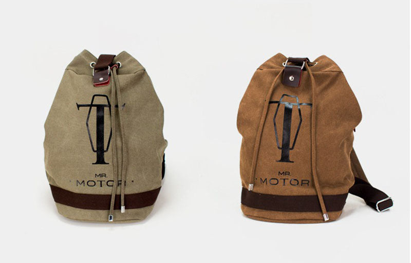Retro Backpack Rucksack Motocycle Bag