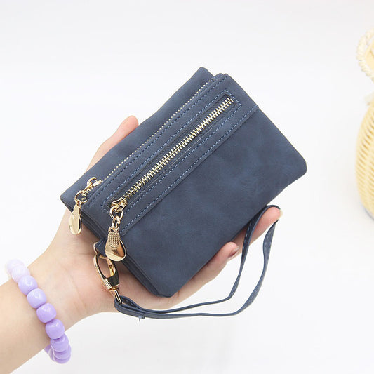 Retro Mini Zipper  Women's Wallet