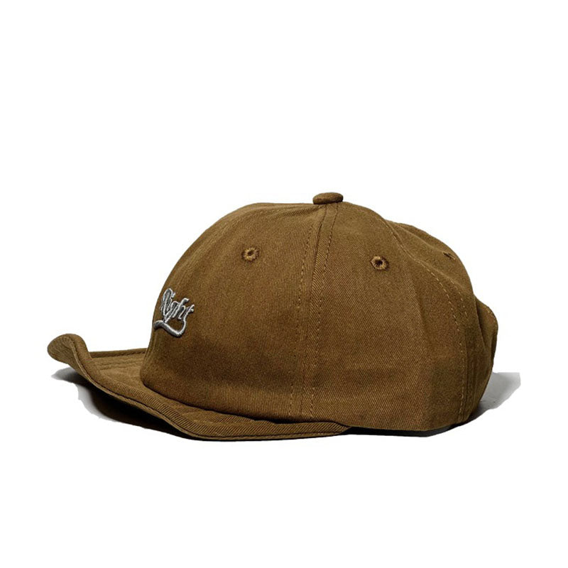 Retro Flip Hat  Casual Short Brim Baseball Cap