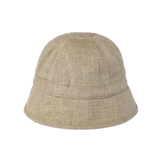 Spring and Summer Linen Breathable Dome Hat Sun Protection Fisherman Hat Basin Hat