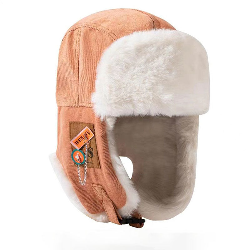 Retro Outdoor Windproof and Warm Hat Aviator Cap