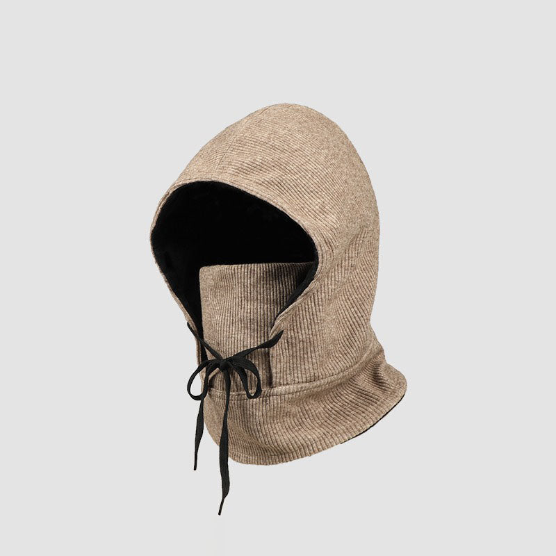Retro Winter Warm Windproof Hat 3-in-1 Hat