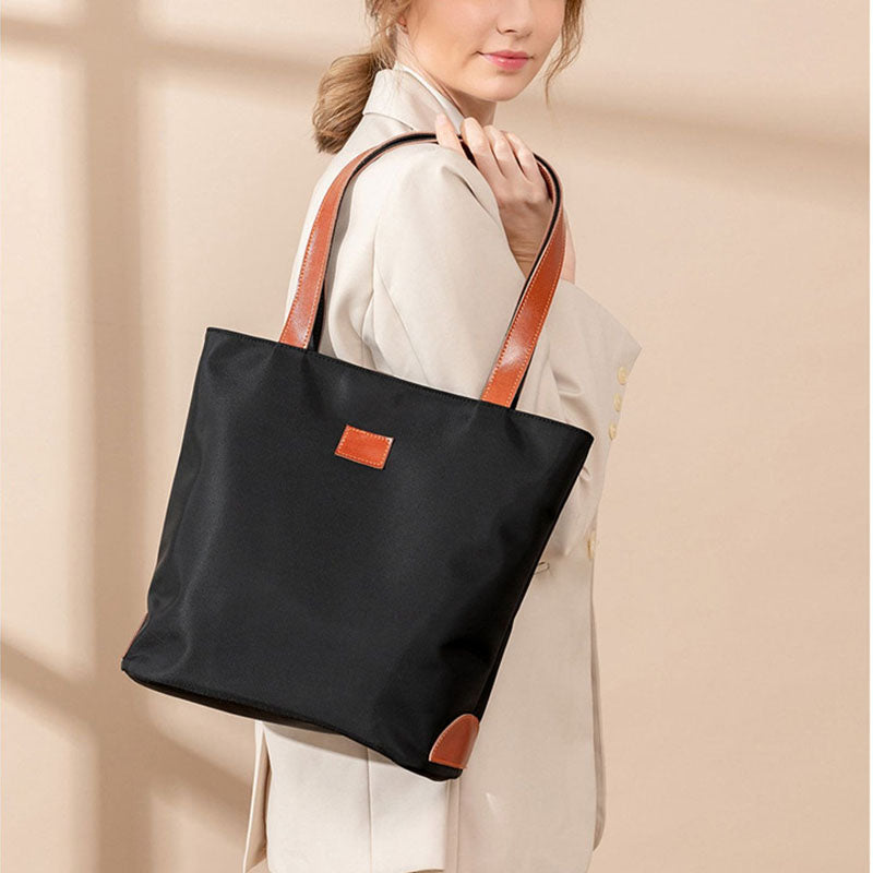 Oxford Cloth Tote Bag Waterproof Large Capacity Shoulder Bag