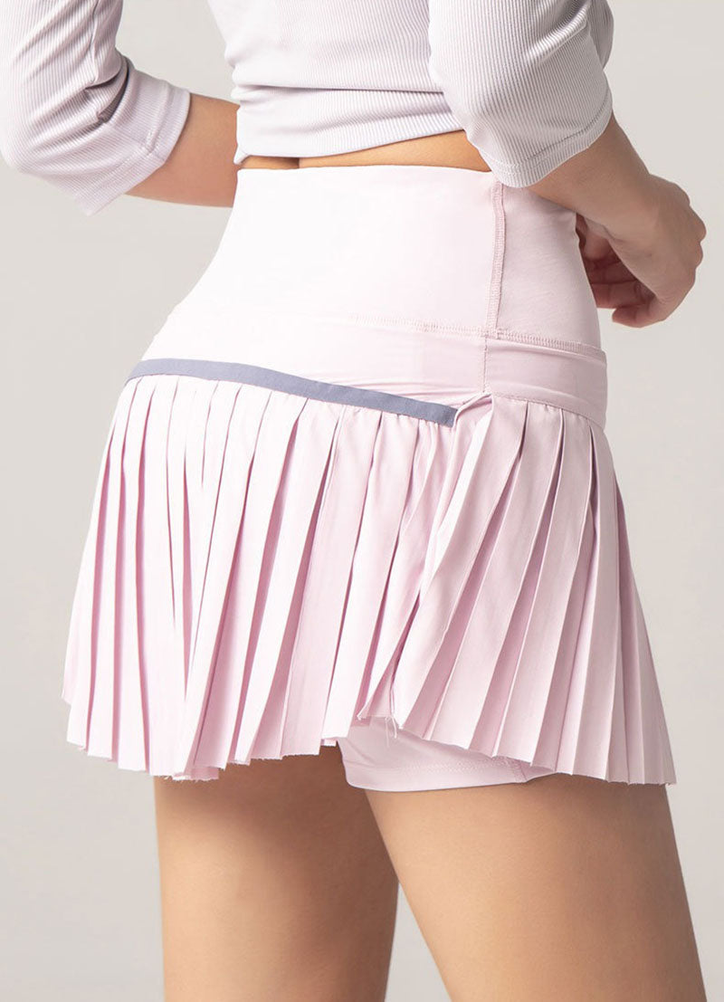 Sports Quick Drying Fake Two-piece Pleated Skirt Shorts