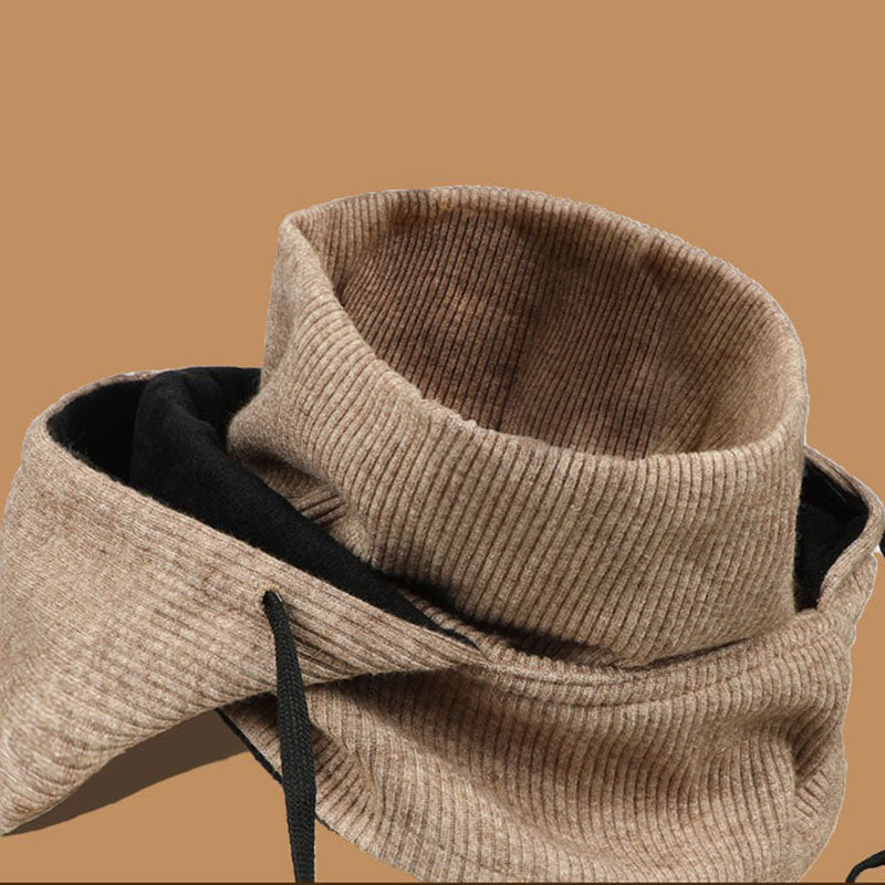 Retro Winter Warm Windproof Hat 3-in-1 Hat