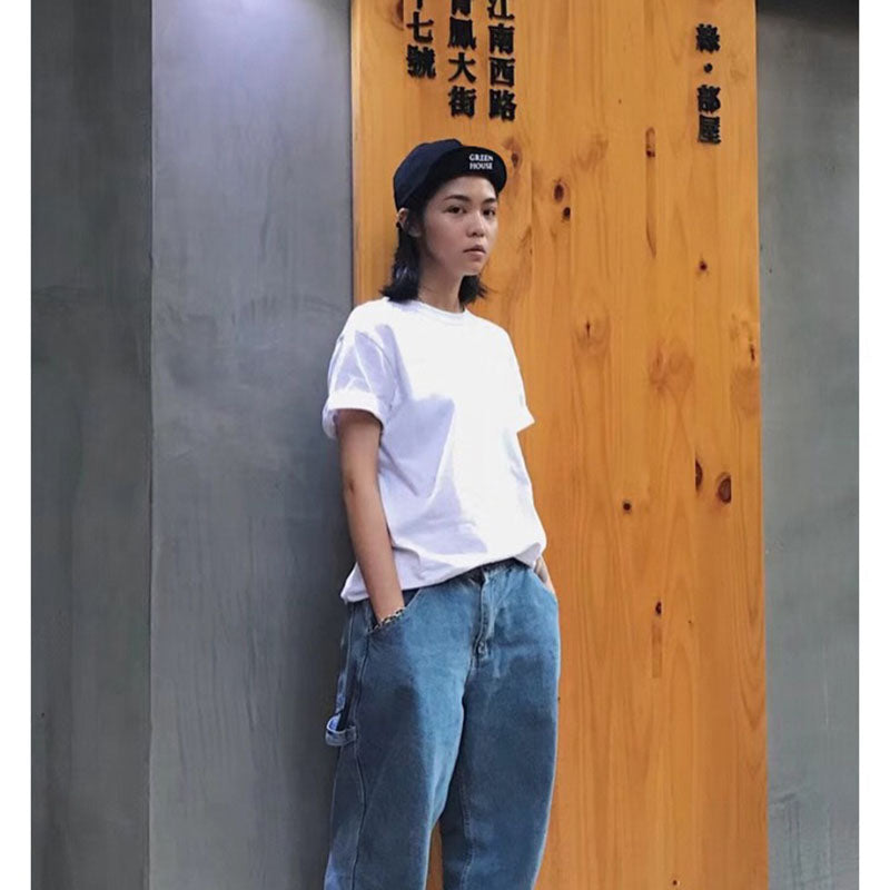 Retro Flip Hat Short Brim Adjustable Baseball Cap