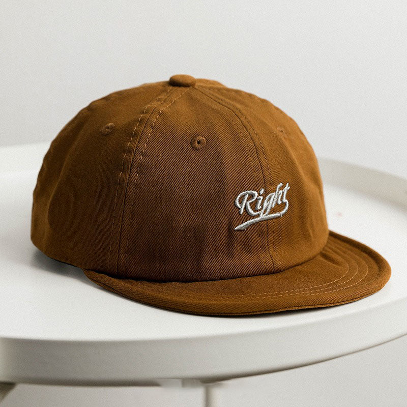 Retro Short Brimmed Work Hat Baseball Cap
