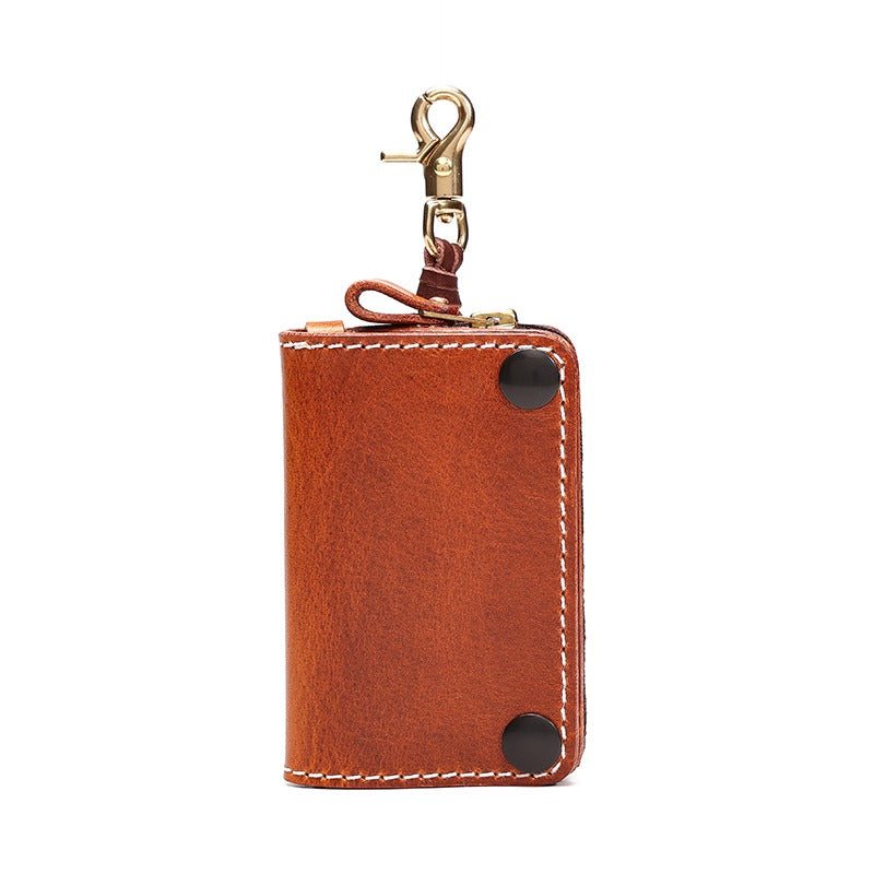 Retro Handmade Leather Key Bags Car Key Bags Card Holder