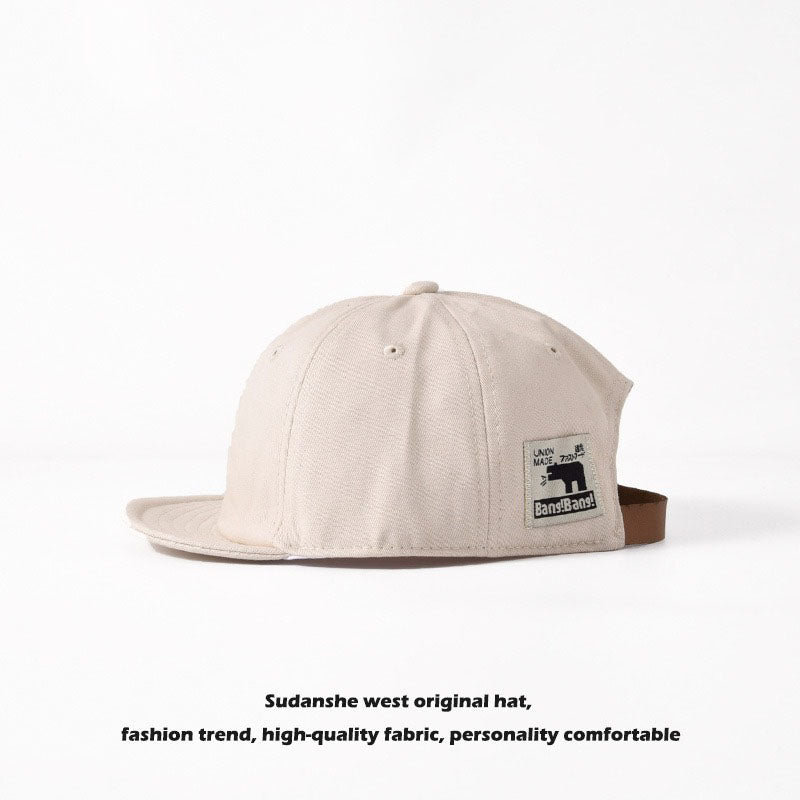 Vintage Short-brimmed Work Hat Personalized Baseball Cap