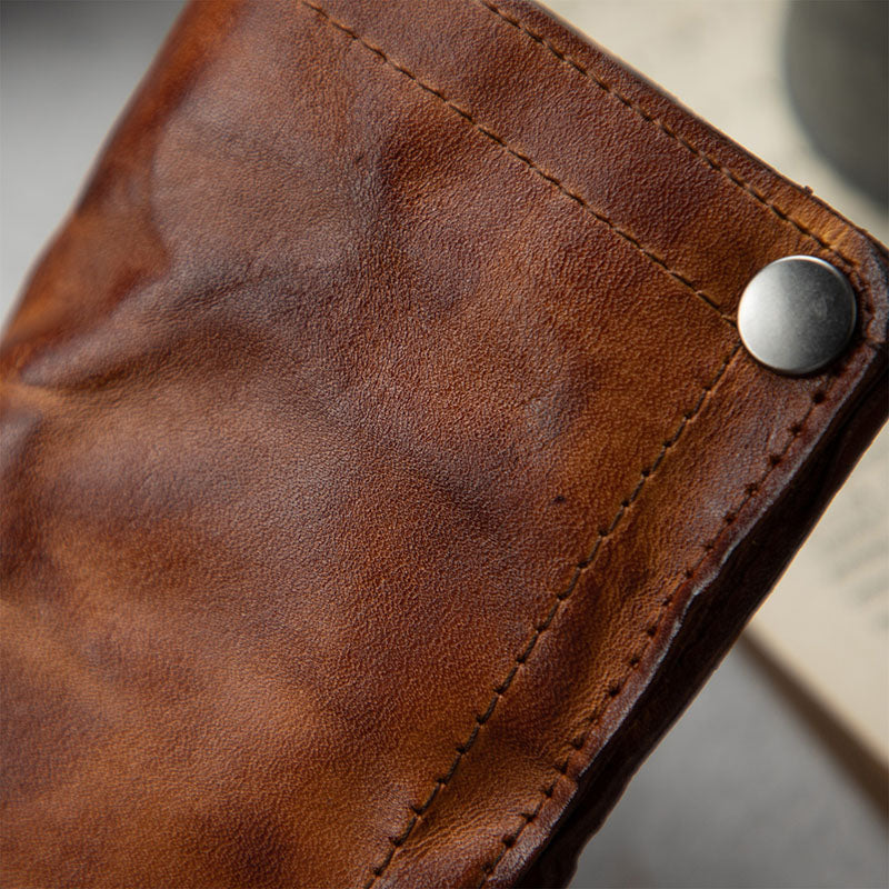 Retro Handmade Genuine Leather Wallet