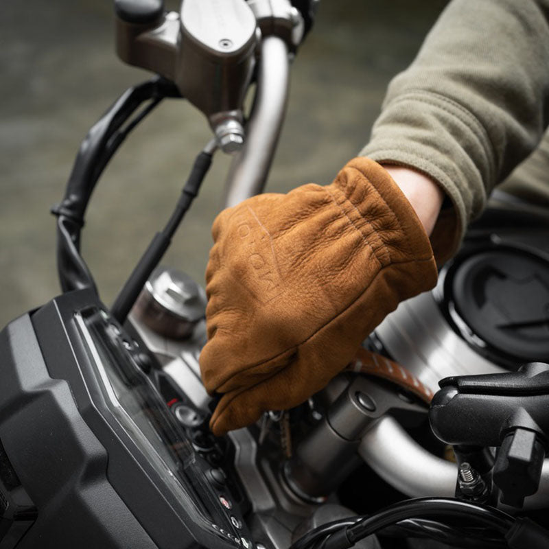 Retro Leather Work Gloves Motorcycle Gloves