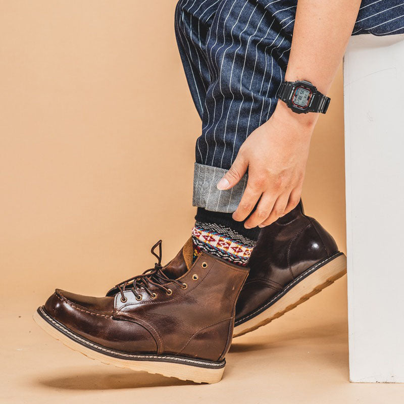 Men's Retro Ethnic Style Warm Socks