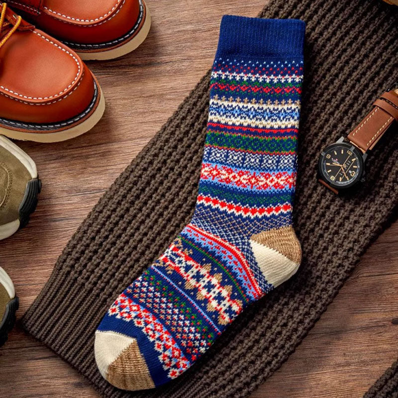 Men's Retro Ethnic Style Warm Socks