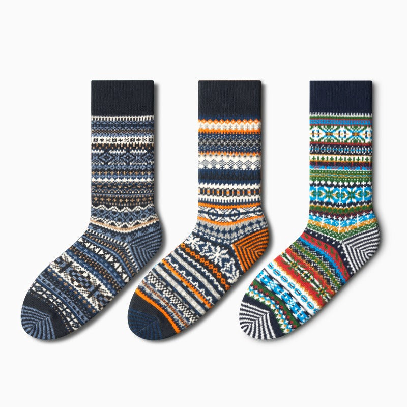 Men's Retro Ethnic Style Warm Socks