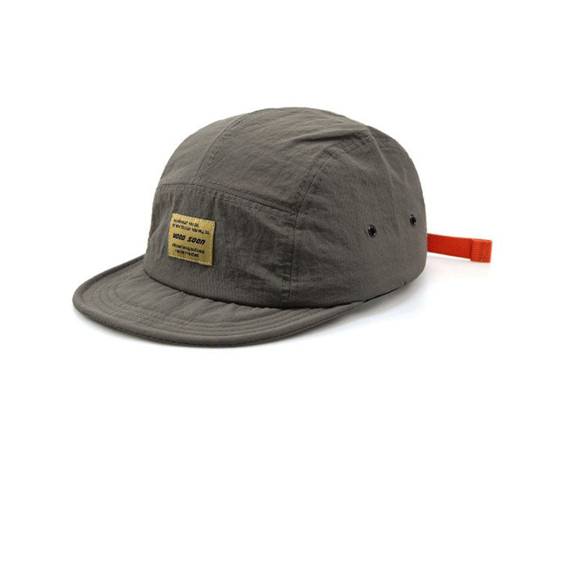 Retro Flip Short Brim Hat Adjustable Outdoor Quick Drying Cap