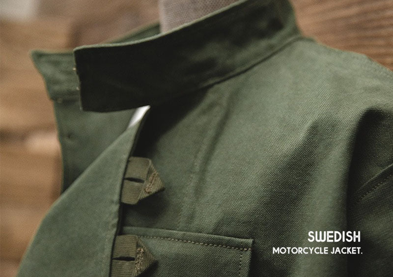Vintage Swedish Motorcycle Jacket Hunting Wear Outwear