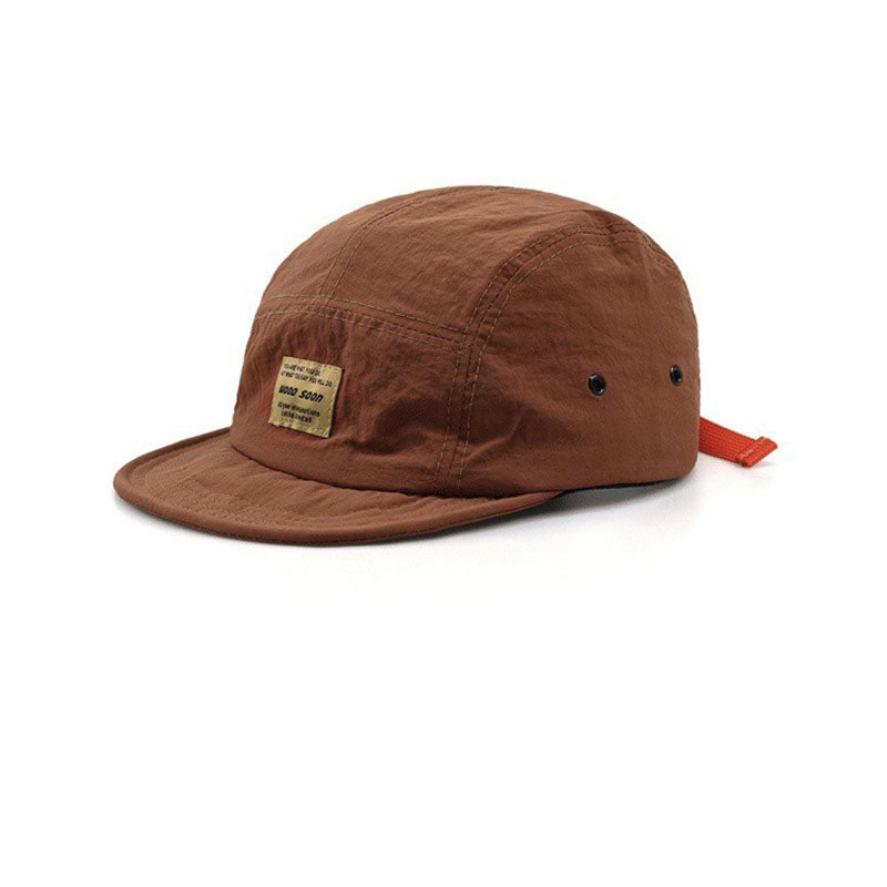 Retro Flip Short Brim Hat Adjustable Outdoor Quick Drying Cap
