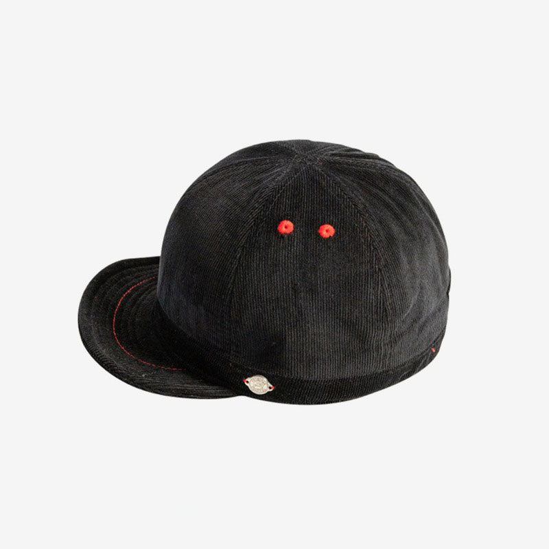 Retro Corduroy Short Brimmed Hat Work Hat