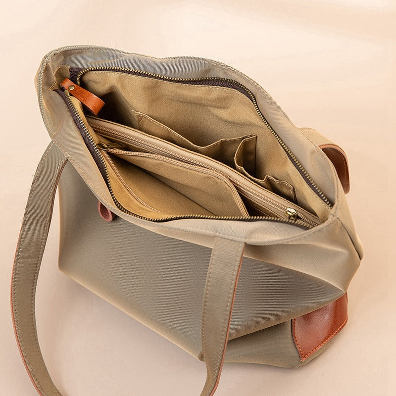 Oxford Cloth Tote Bag Waterproof Large Capacity Shoulder Bag