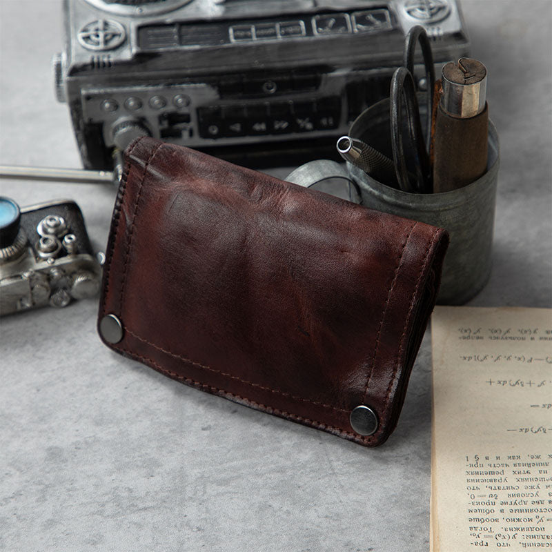 Retro Handmade Genuine Leather Wallet