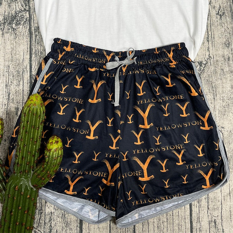 Casual Drawstring Sport Home Shorts