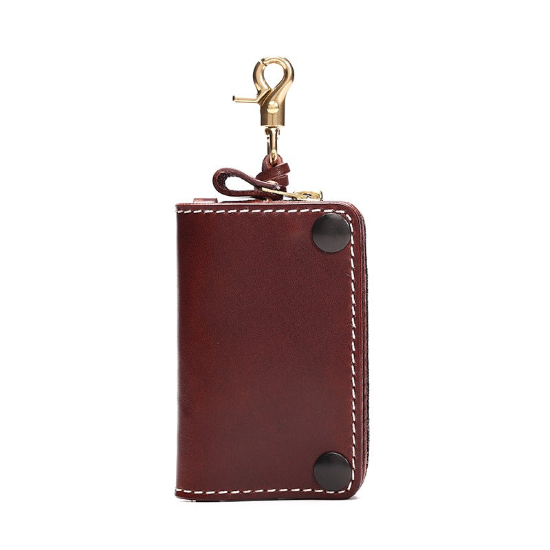 Retro Handmade Leather Key Bags Car Key Bags Card Holder