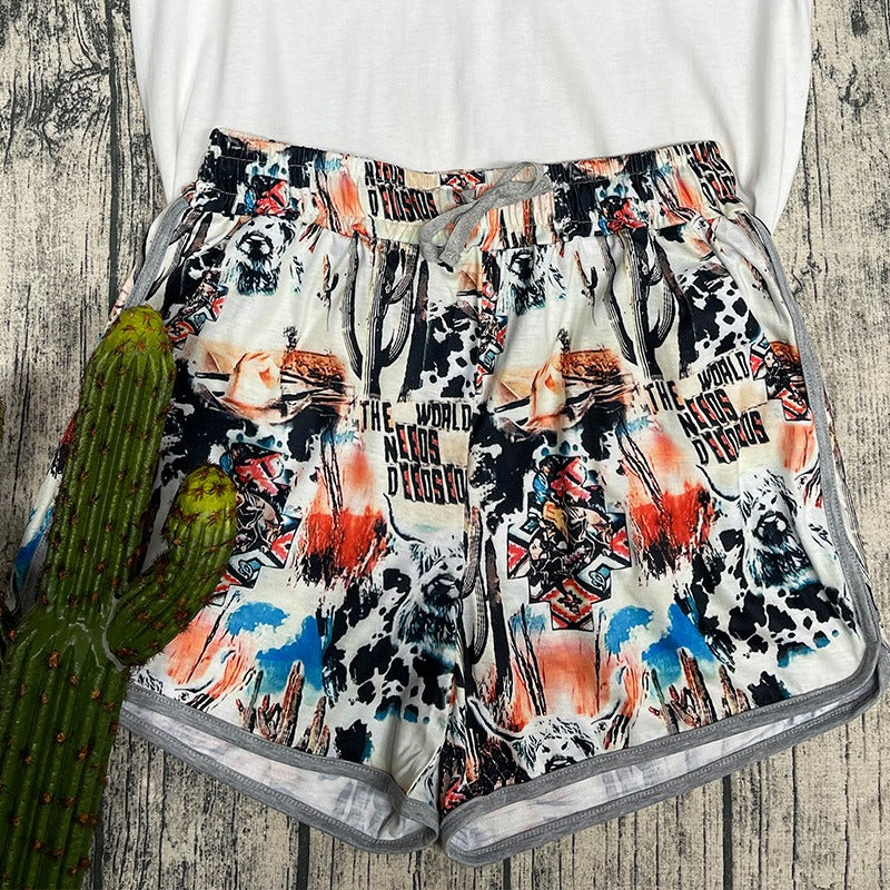 Casual Drawstring Sport Home Shorts