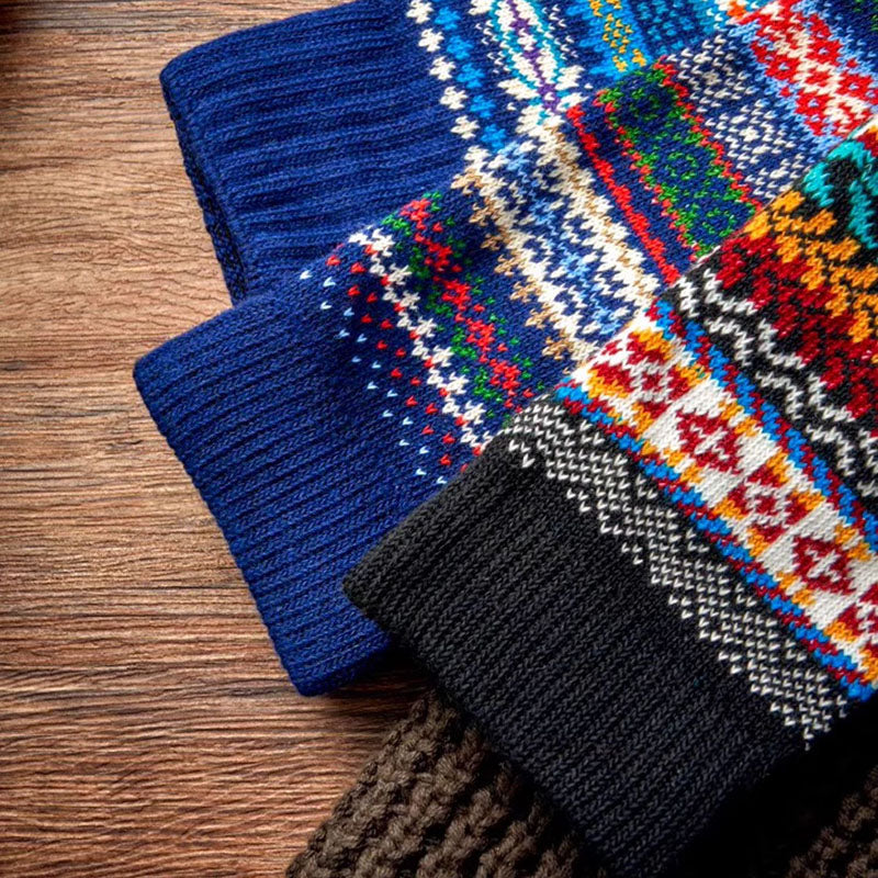 Men's Retro Ethnic Style Warm Socks