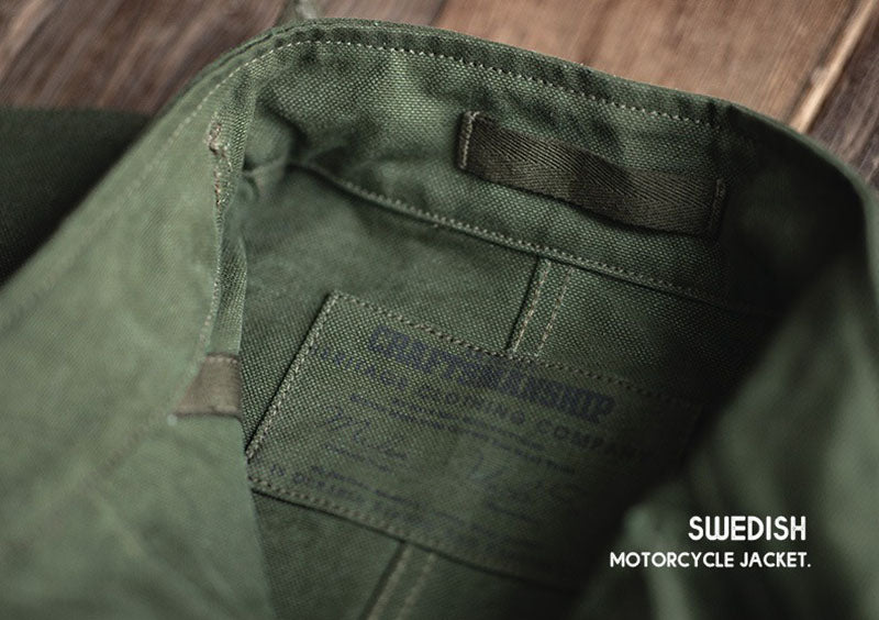 Vintage Swedish Motorcycle Jacket Hunting Wear Outwear